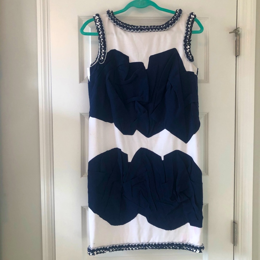 Chanel blue white dress size 36